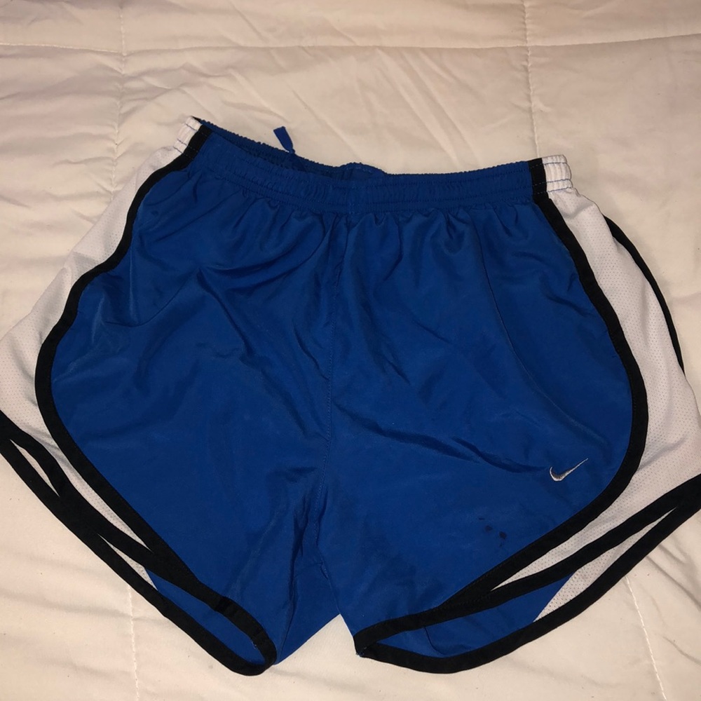 blue nike dri-fit shorts